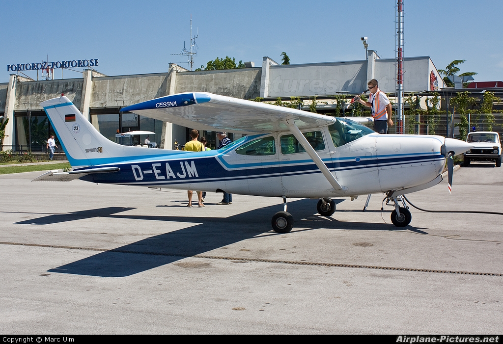 Private D-EAJM aircraft at Portoroz