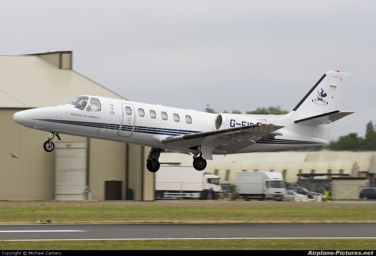 Marshall of Cambridge Aerospace G-FIRM aircraft at Fairford