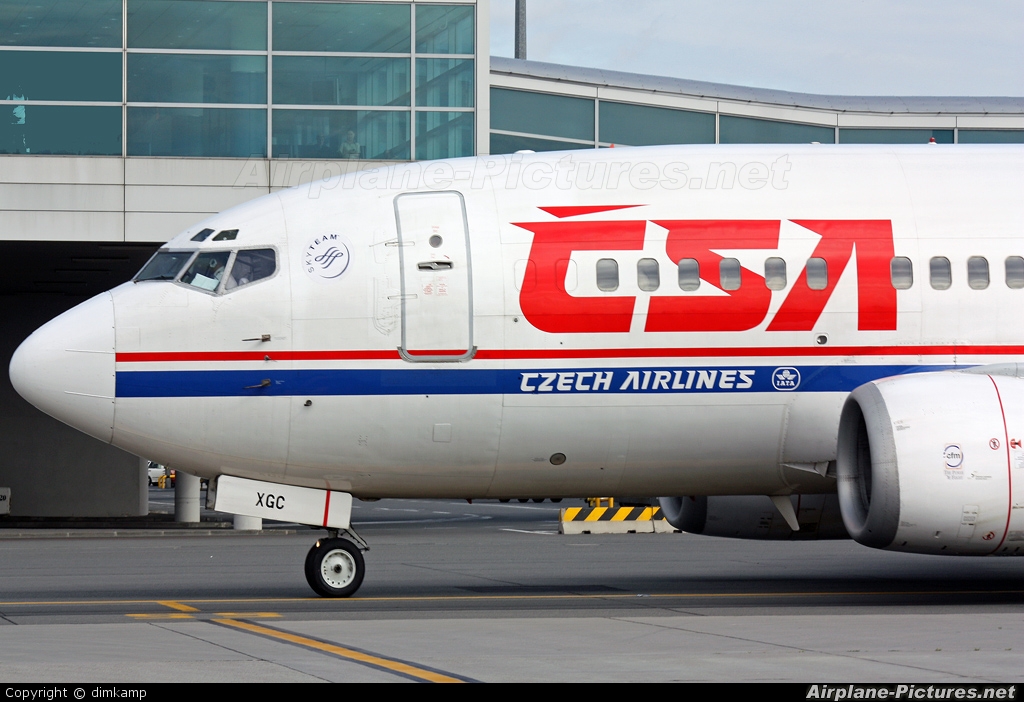 CSA - Czech Airlines OK-XGC aircraft at Prague - Václav Havel