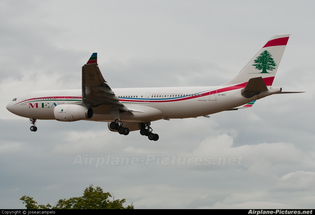 MEA - Middle East Airlines OD-MEC aircraft at London - Heathrow
