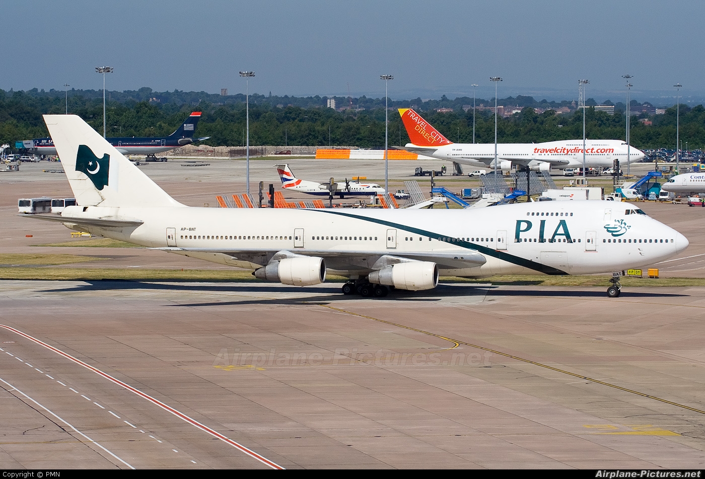 PIA - Pakistan International Airlines AP-BAT aircraft at Manchester