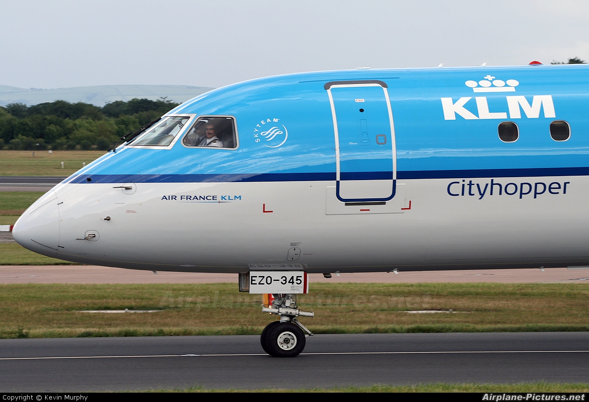 KLM Cityhopper PH-EZO aircraft at Manchester
