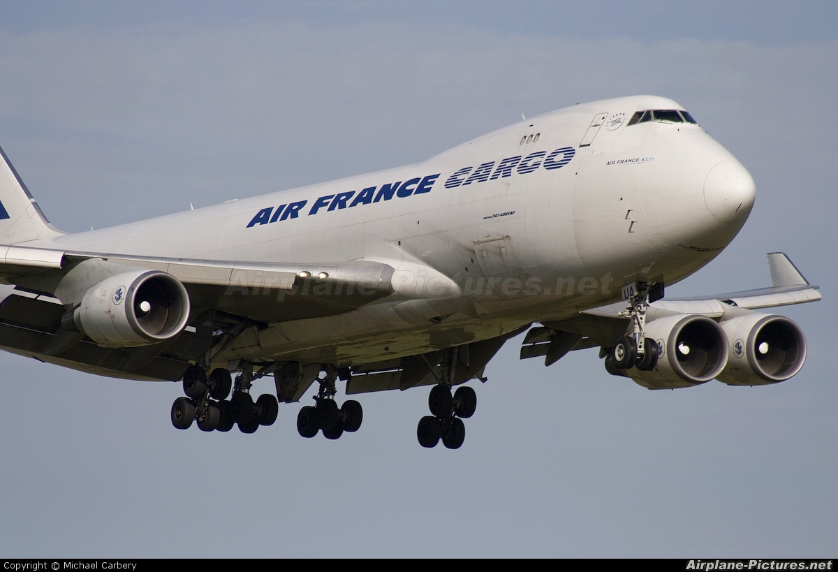 Air France Cargo F-GIUA aircraft at Dublin