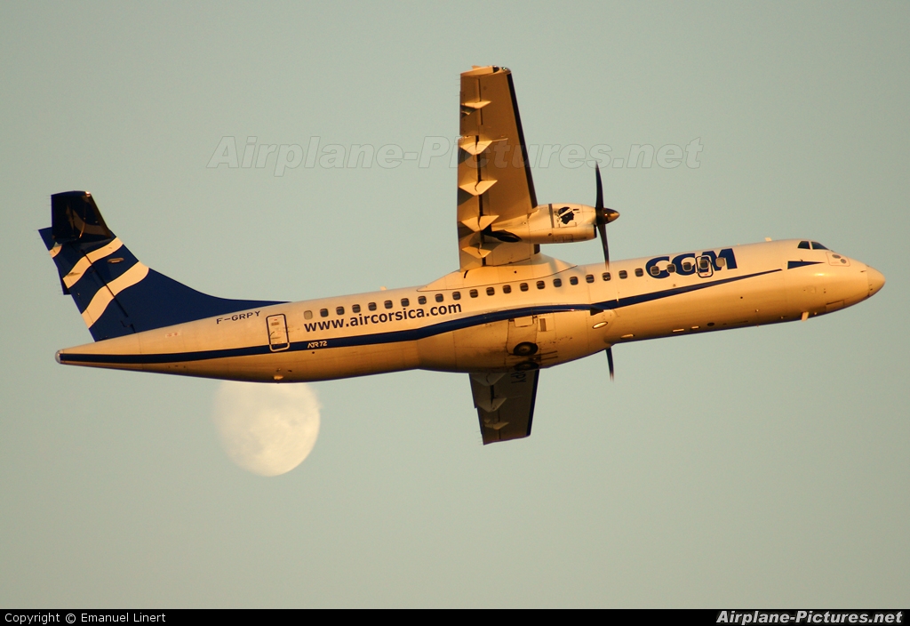 CCM Airlines G-GRPY aircraft at Figari - Sud Corse