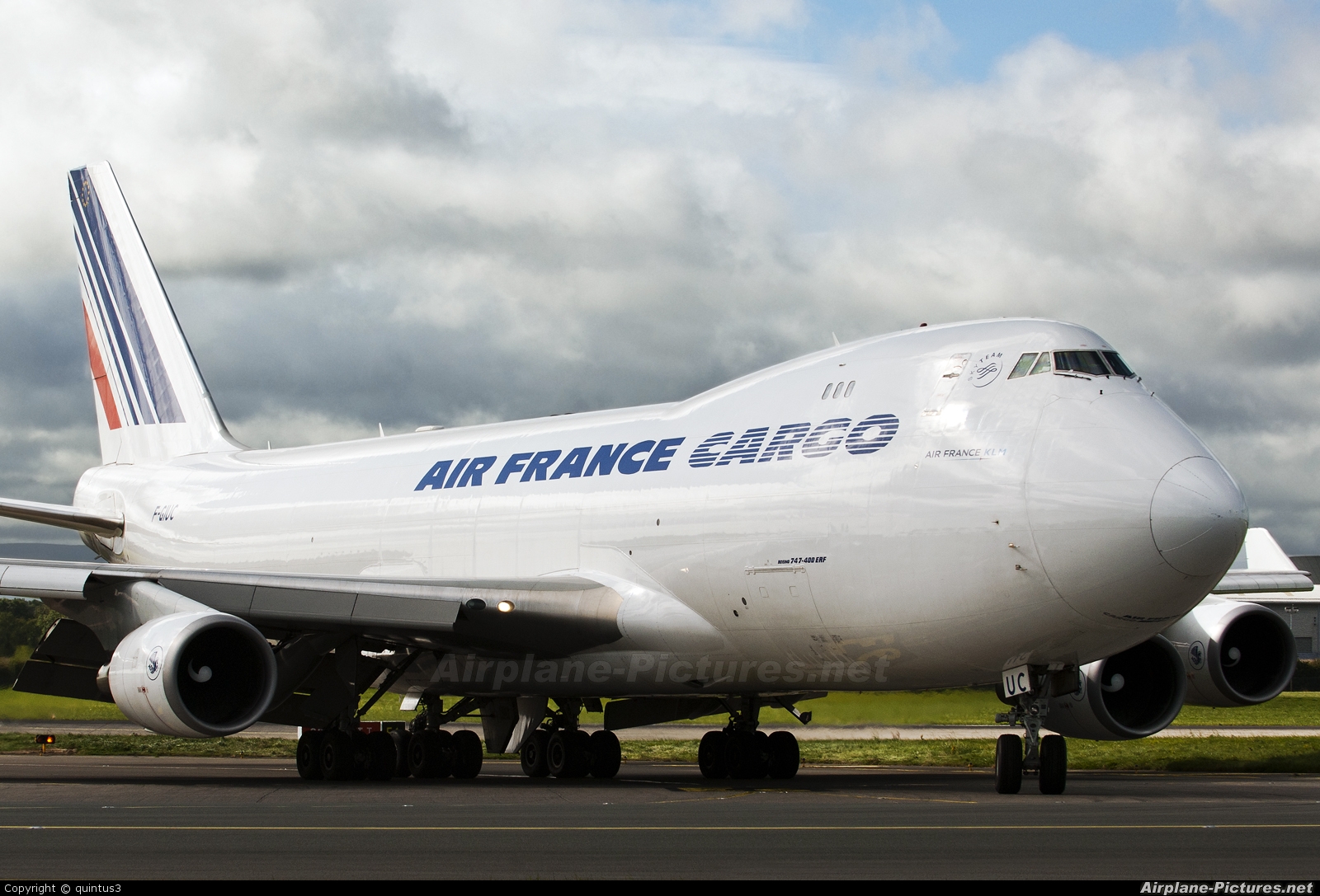 Air France Cargo F-GIUC aircraft at Dublin