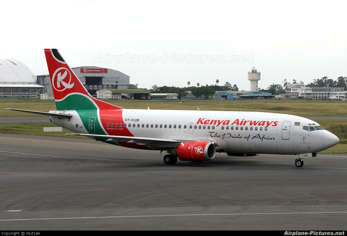 Kenya Airways 5Y-KQB aircraft at Nairobi - Jomo Kenyatta