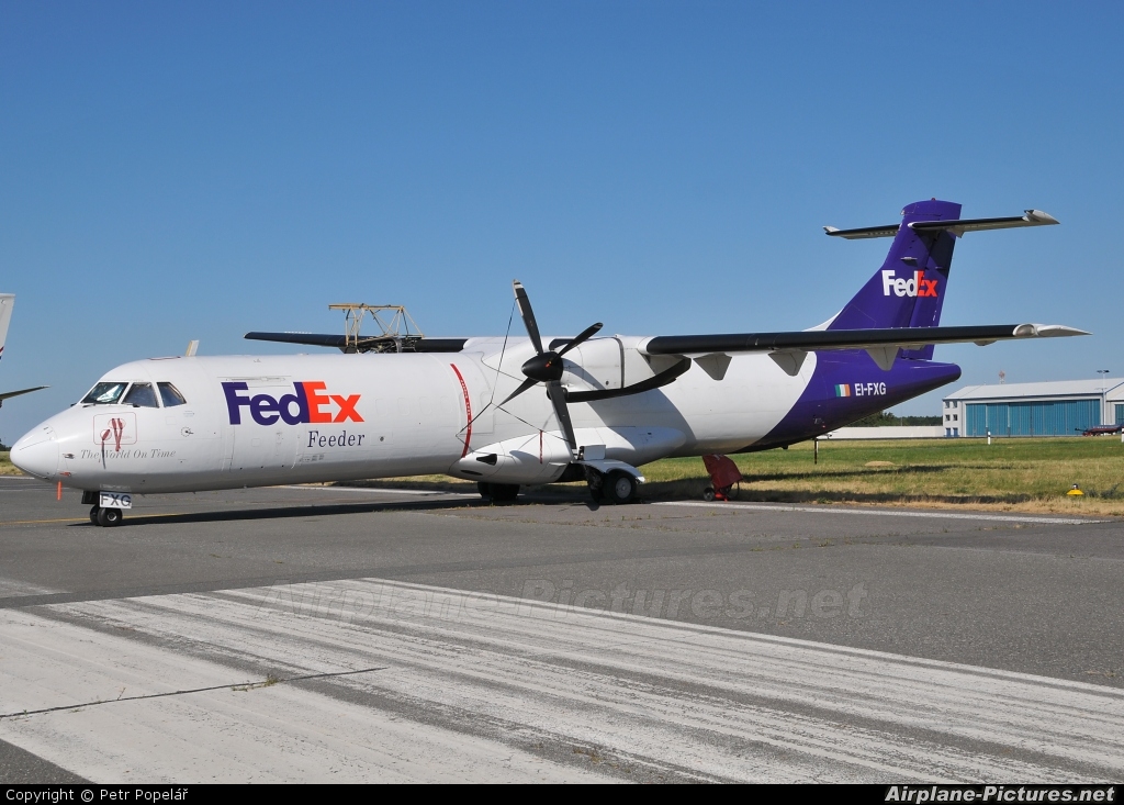 FedEx Feeder EI-FXG aircraft at Prague - Václav Havel