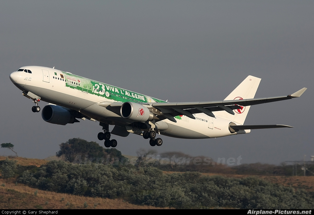 Air Algerie 7T-VJW aircraft at Durban - King Shaka Intl