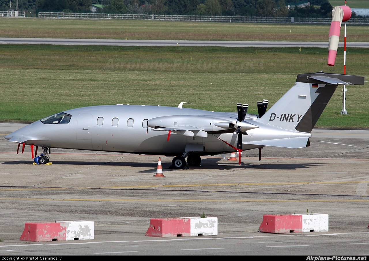 Private D-INKY aircraft at Budapest Ferenc Liszt International Airport