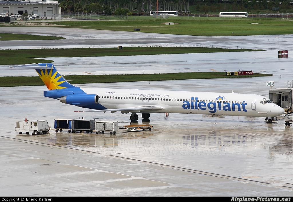 Allegiant Air N861GA aircraft at Fort Lauderdale - Hollywood Intl