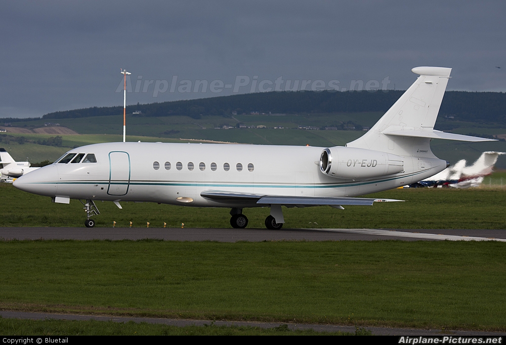Private OY-EJD aircraft at Inverness