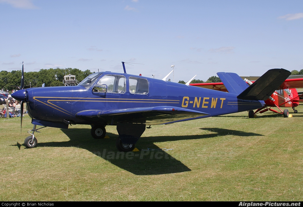 Private G-NEWT aircraft at Old Warden