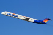 Revised colours for Allegiant Air with "Travel Is Our Deal" slogan title=