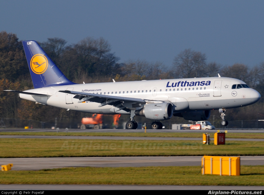 Lufthansa D-AILM aircraft at Manchester