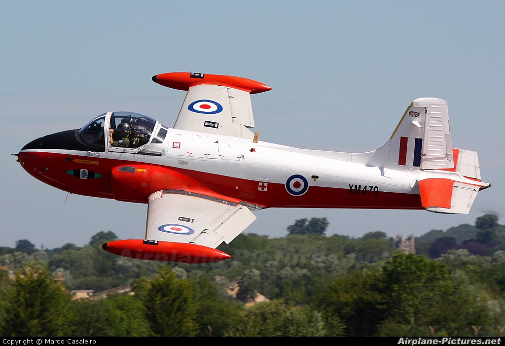 Newcastle Jet Provost Group G-BVEZ aircraft at Fairford