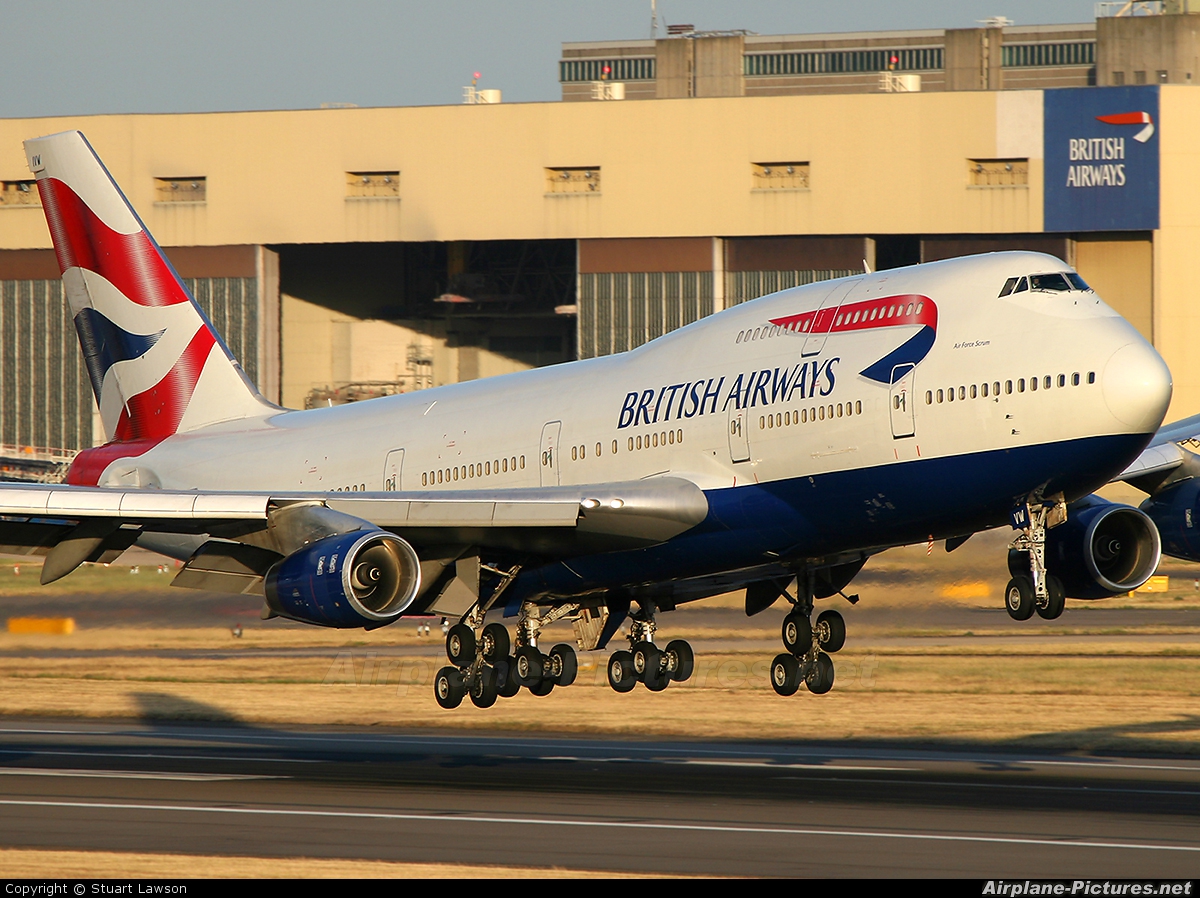 British Airways G-CIVW aircraft at London - Heathrow