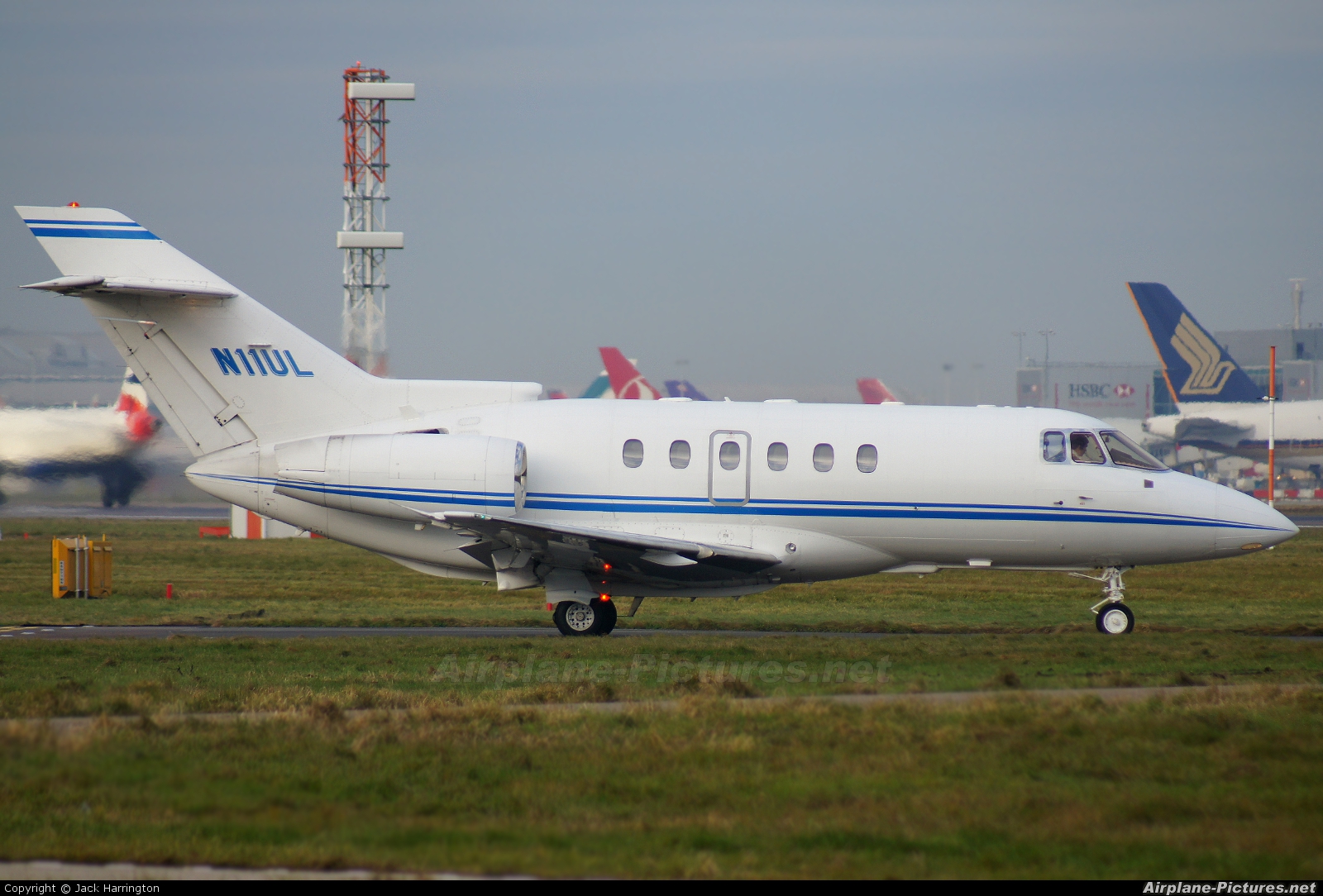 Private N11UL aircraft at London - Heathrow