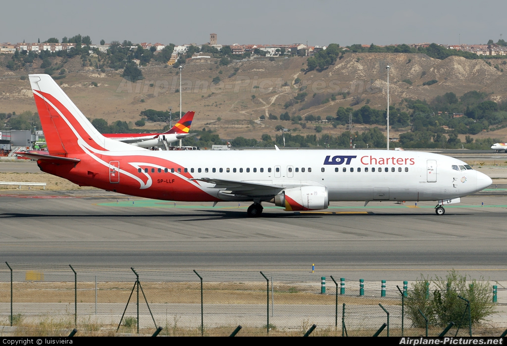 LOT Charters SP-LLF aircraft at Madrid - Barajas