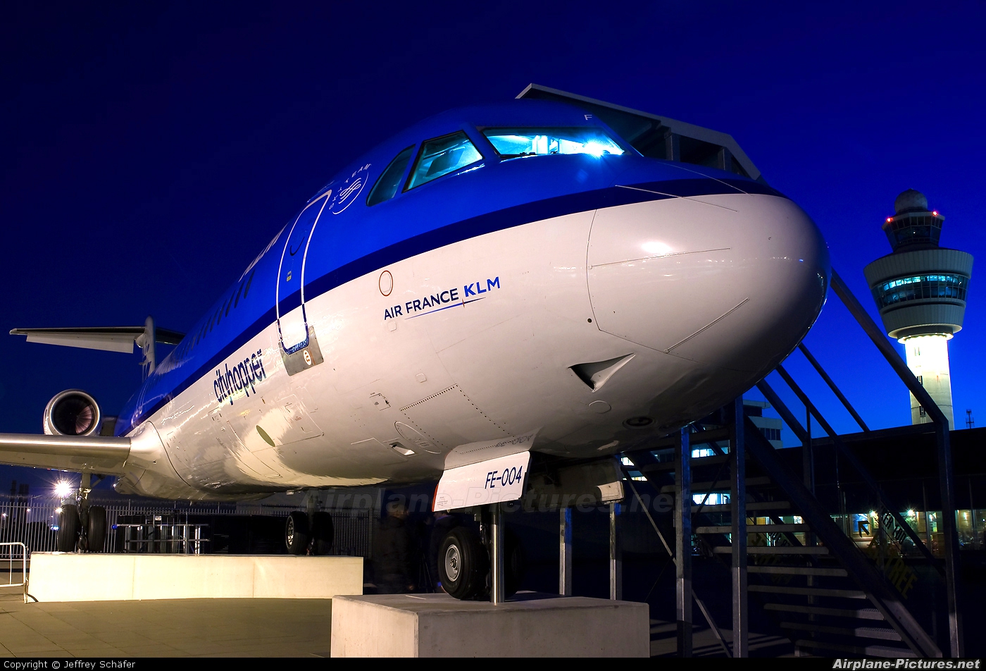 KLM Cityhopper PH-OFE aircraft at Amsterdam - Schiphol