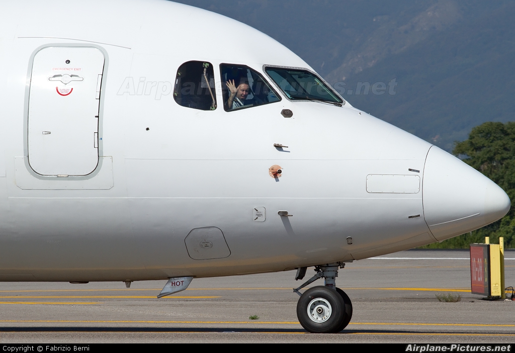 Albanian Airlines ZA-MAN aircraft at Bergamo - Orio al Serio