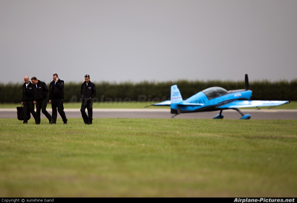 2 Excel Aviation "The Blades Aerobatic Team" G-ZXLL aircraft at Waddington