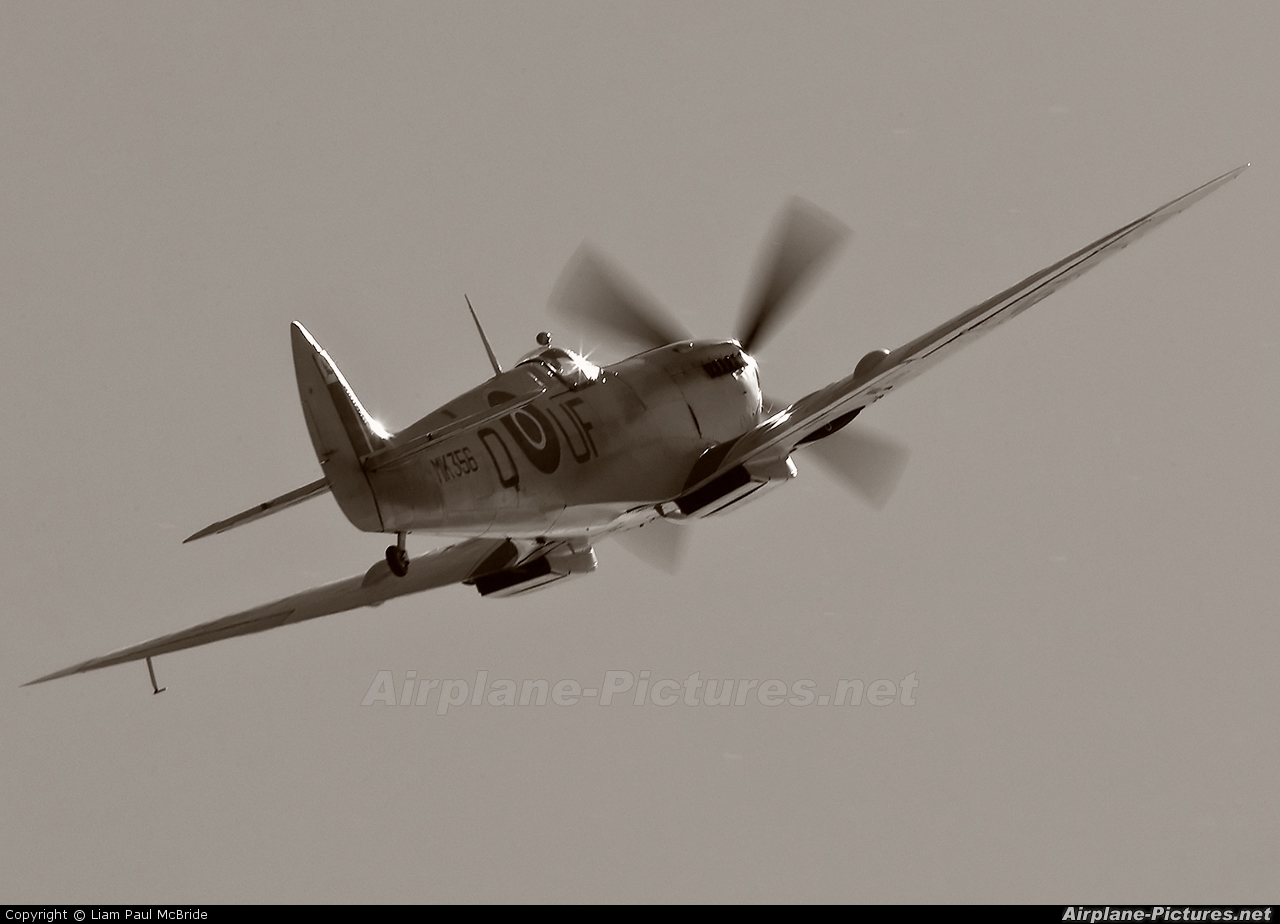 Royal Air Force "Battle of Britain Memorial Flight" MK356 aircraft at Leuchars