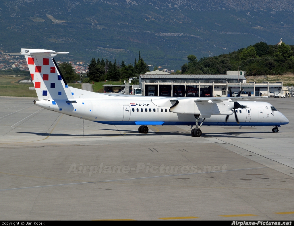 Croatia Airlines 9A-CQF aircraft at Split - Kaštela