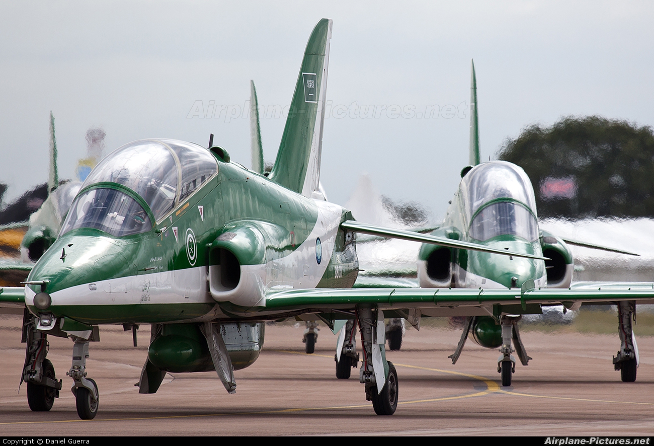 Saudi Arabia - Air Force: Saudi Hawks 8808 aircraft at Fairford