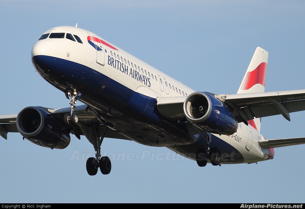 British Airways G-EUUT aircraft at London - Heathrow