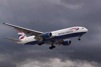 G-YMMC - British Airways Boeing 777-200