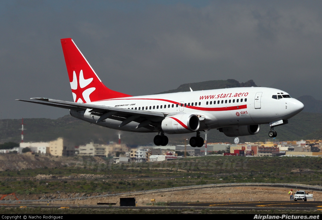 Star 1 Airlines LY-STG aircraft at Tenerife Sur - Reina Sofia