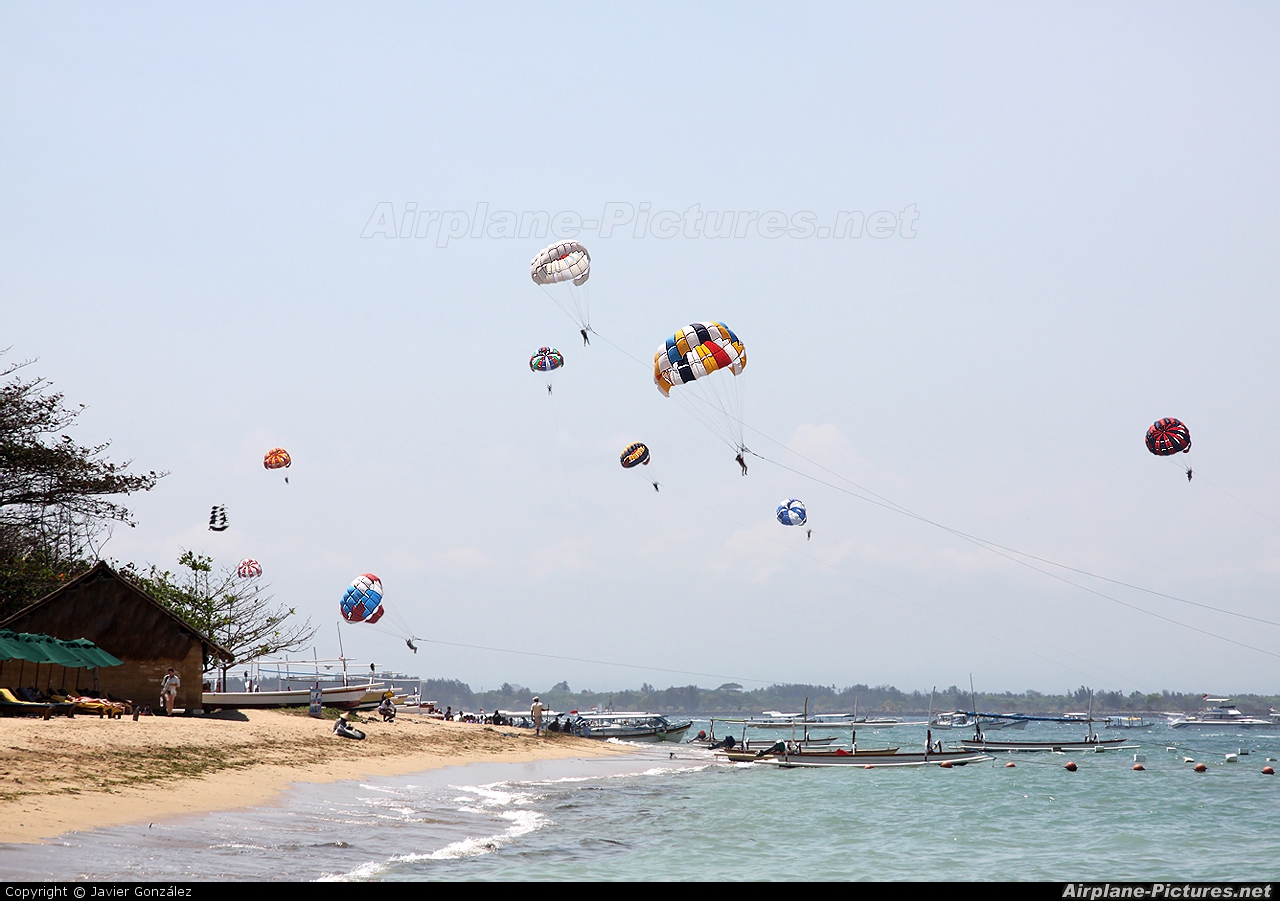 Parachute - aircraft at Off Airport - Indonesia