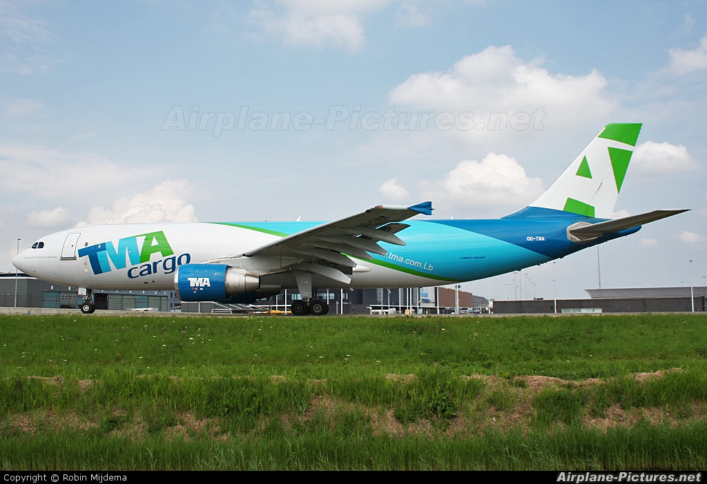 TMA Cargo OD-TMA aircraft at Amsterdam - Schiphol
