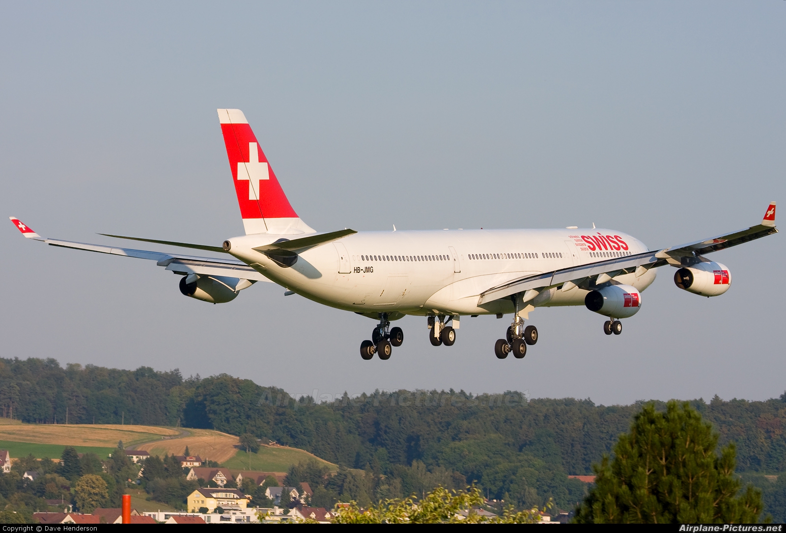 Swiss HB-JMG aircraft at Zurich