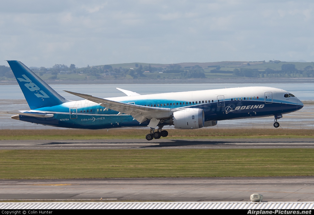Boeing Company N787BA aircraft at Auckland Intl