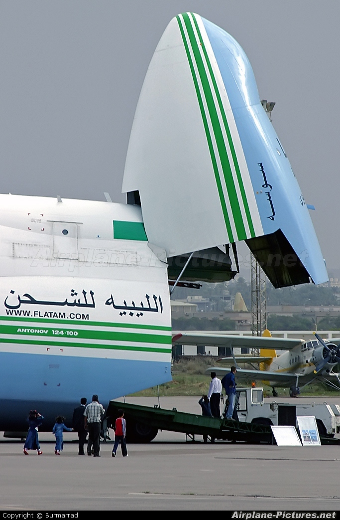 Libyan Air Cargo 5A-DKL aircraft at Mitiga