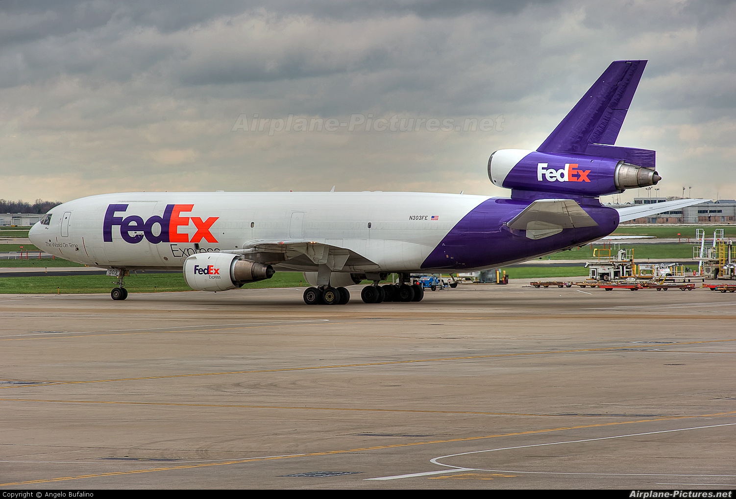 FedEx Federal Express N303FE aircraft at Indianapolis Intl