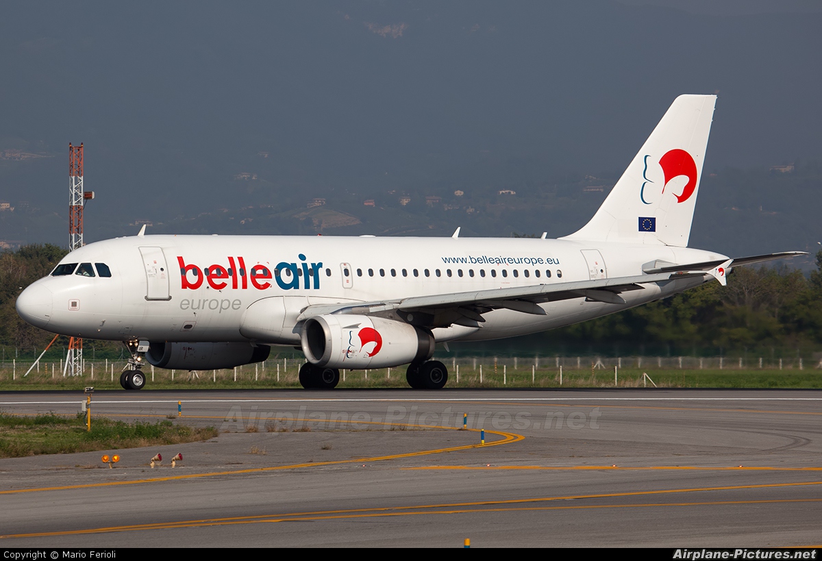 BelleAir EI-LIR aircraft at Bergamo - Orio al Serio