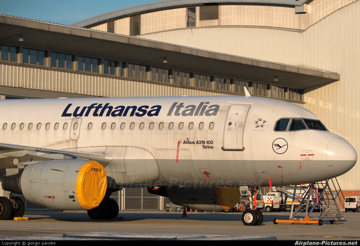 Lufthansa Italia D-AKNF aircraft at Milan - Malpensa