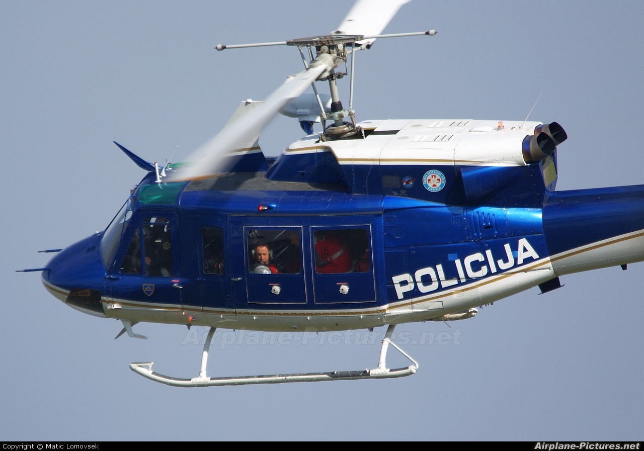 Slovenia - Police S5-HPB aircraft at Ljubljana - Brnik