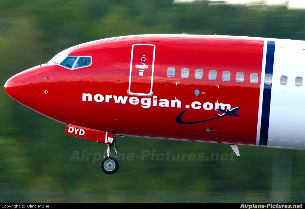 Norwegian Air Shuttle LN-DYD aircraft at Stockholm - Arlanda