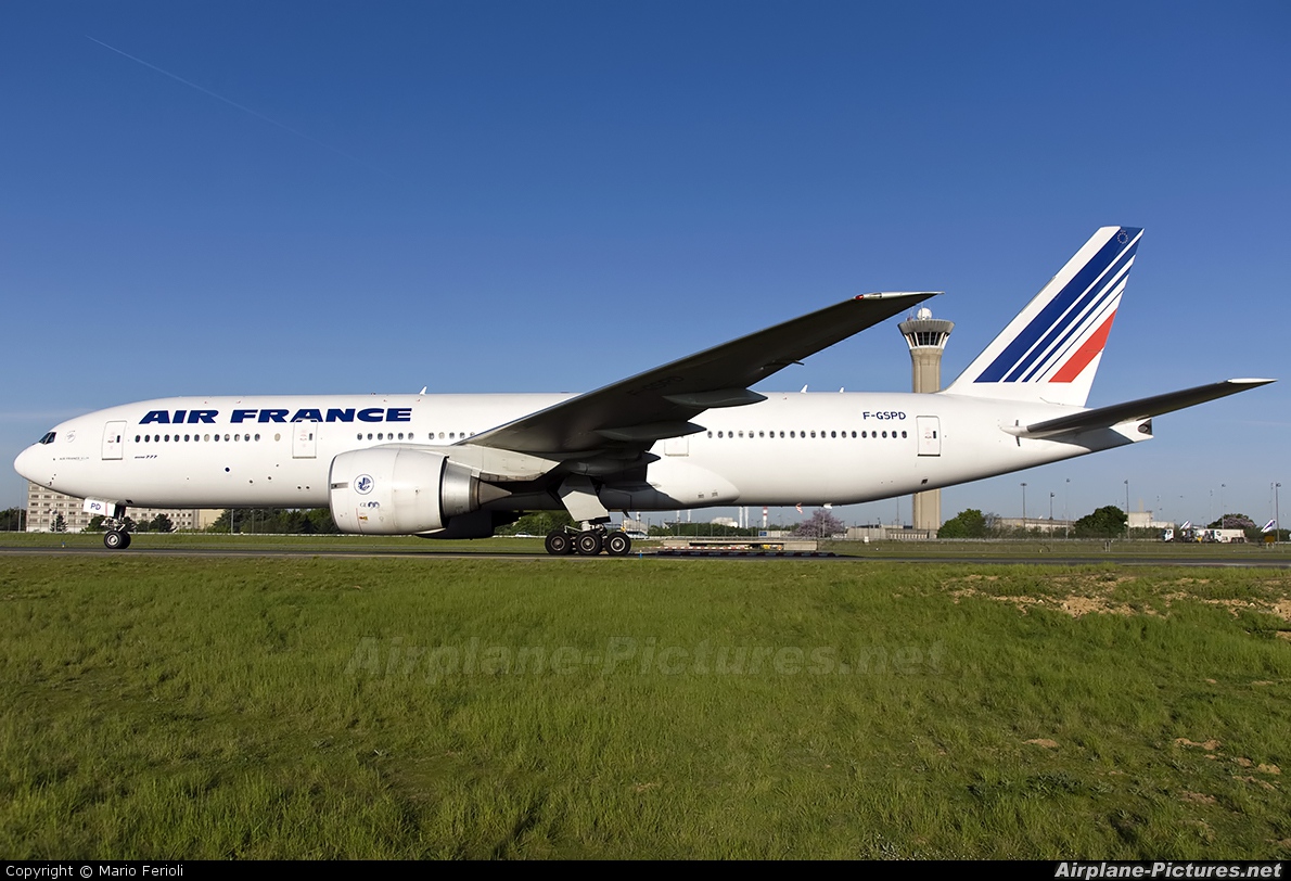 Air France F-GSPD aircraft at Paris - Charles de Gaulle
