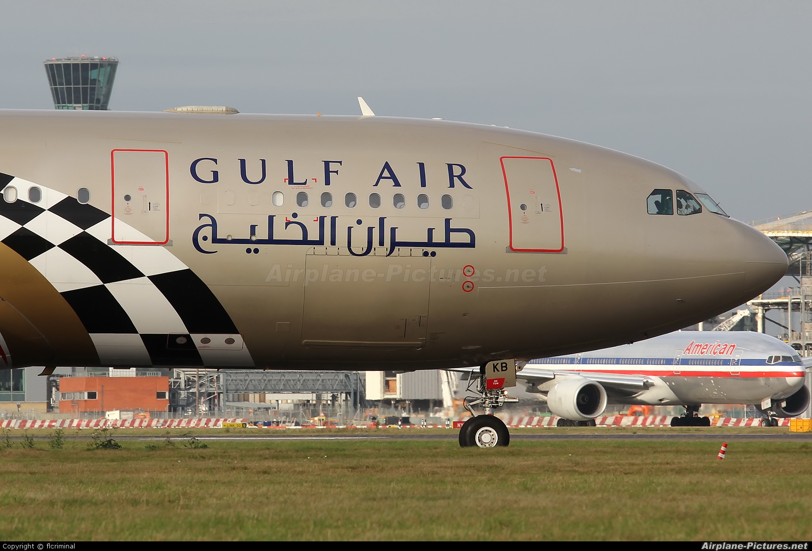 Gulf Air A9C-KB aircraft at London - Heathrow