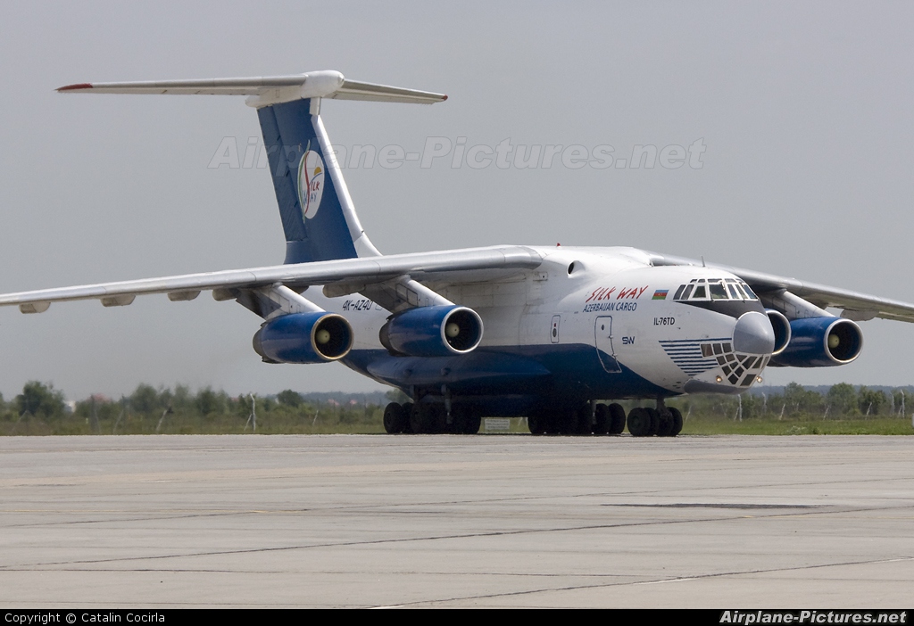 Silk Way Airlines 4K-AZ40 aircraft at Bucharest - Henri Coandă