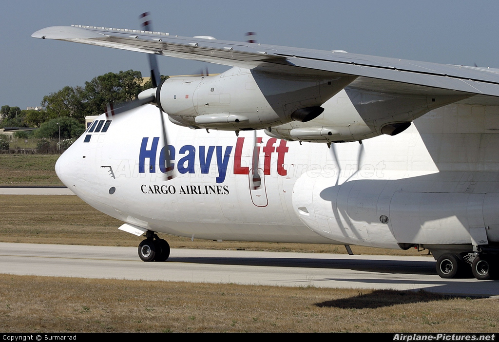 HeavyLift Cargo Airlines RP-C8020 aircraft at Malta Intl