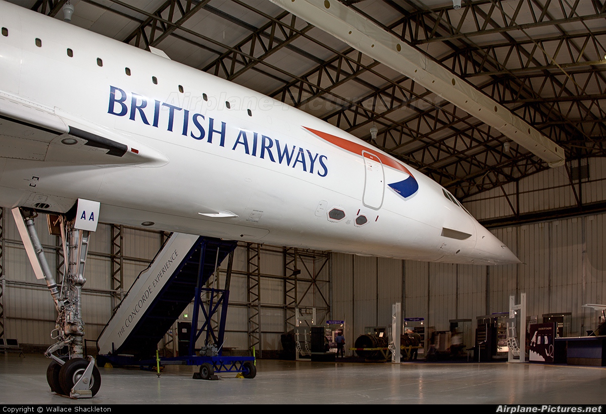 GBOAA British Airways AerospatialeBAC Concorde at East