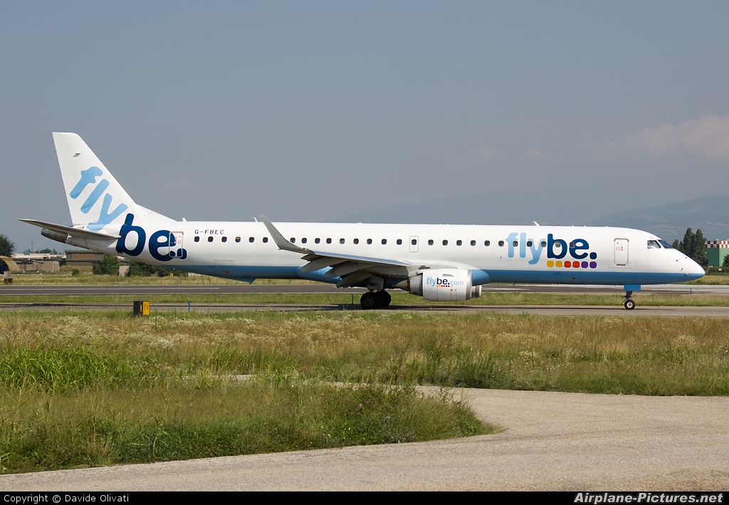 Flybe G-FBEC aircraft at Verona - Villafranca