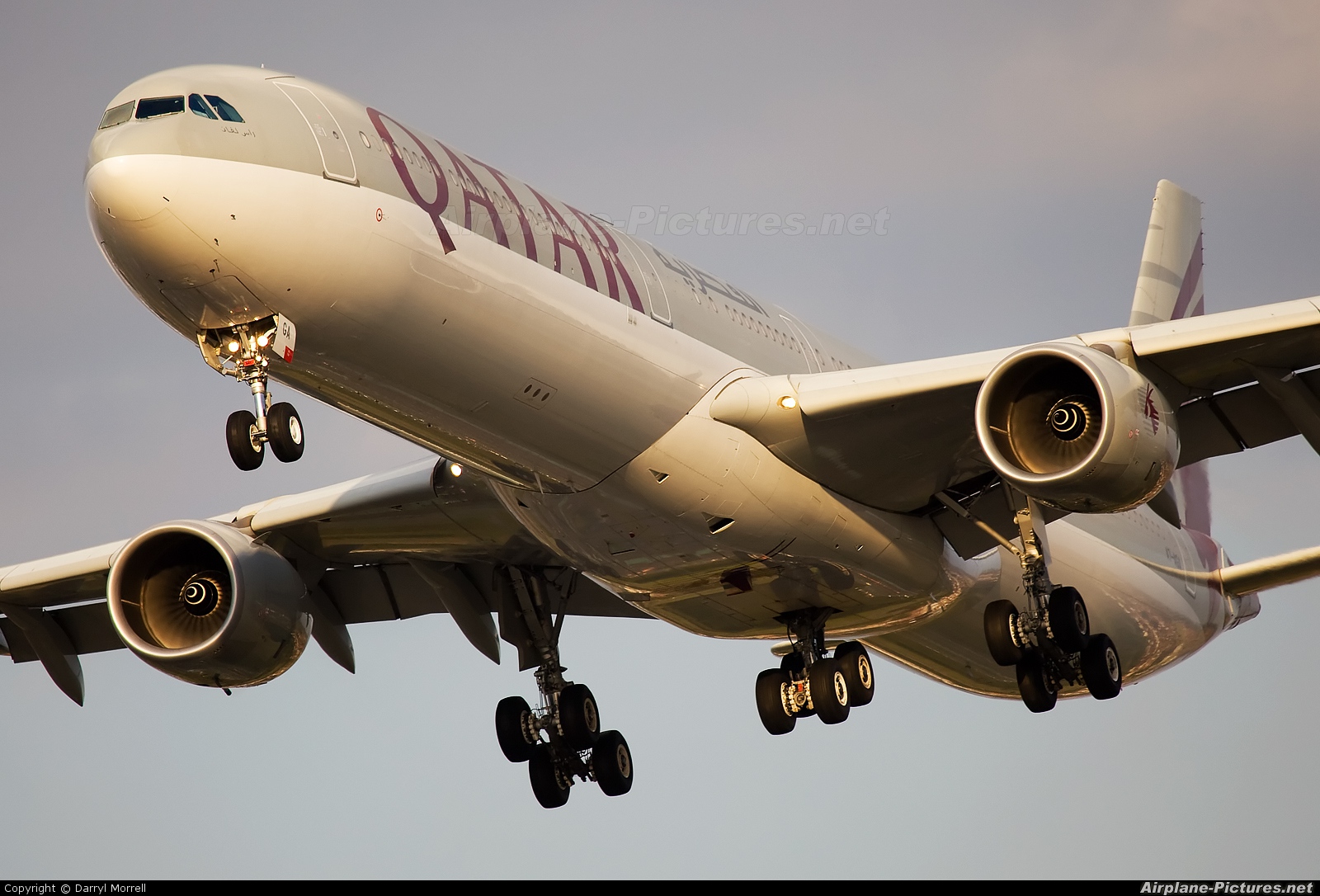 Qatar Airways A7-AGA aircraft at London - Heathrow