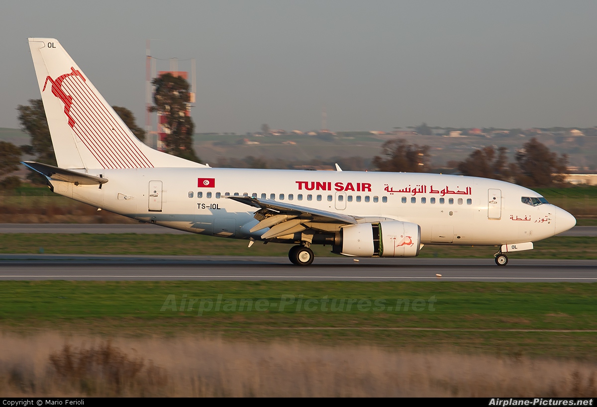 Tunisair TS-IOL aircraft at Rome - Fiumicino