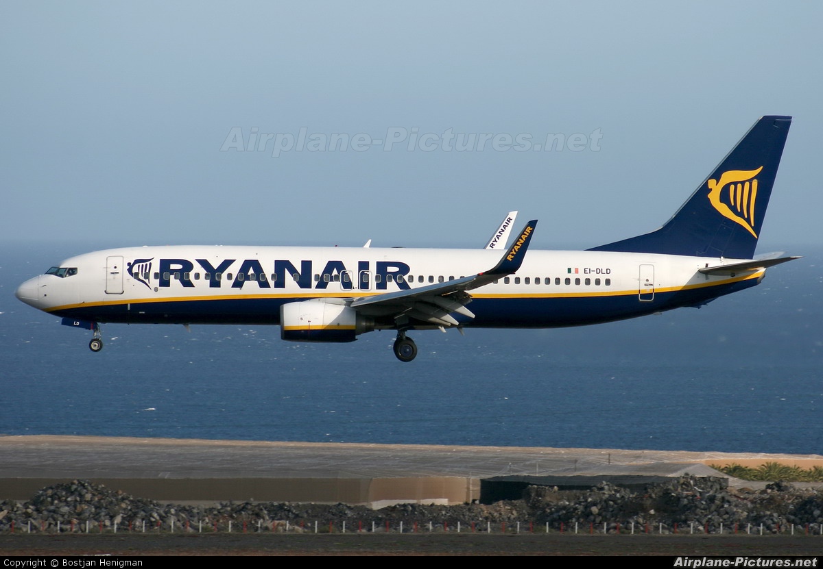 Ryanair EI-DLD aircraft at Tenerife Sur - Reina Sofia